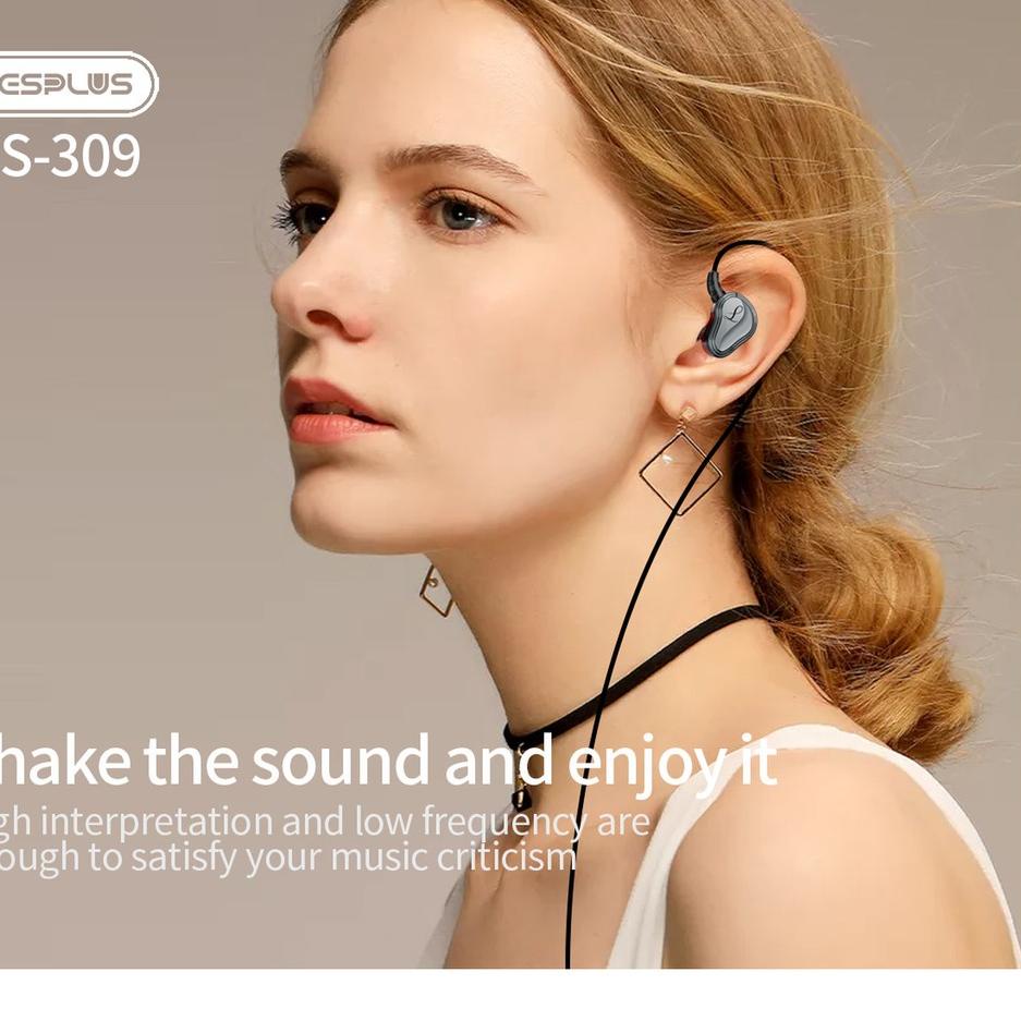 Super Meriah YESPLUS YS-309 Headset/Handsfree Hifi Sound Wired 4D Earphone+Mic Free Popsocket