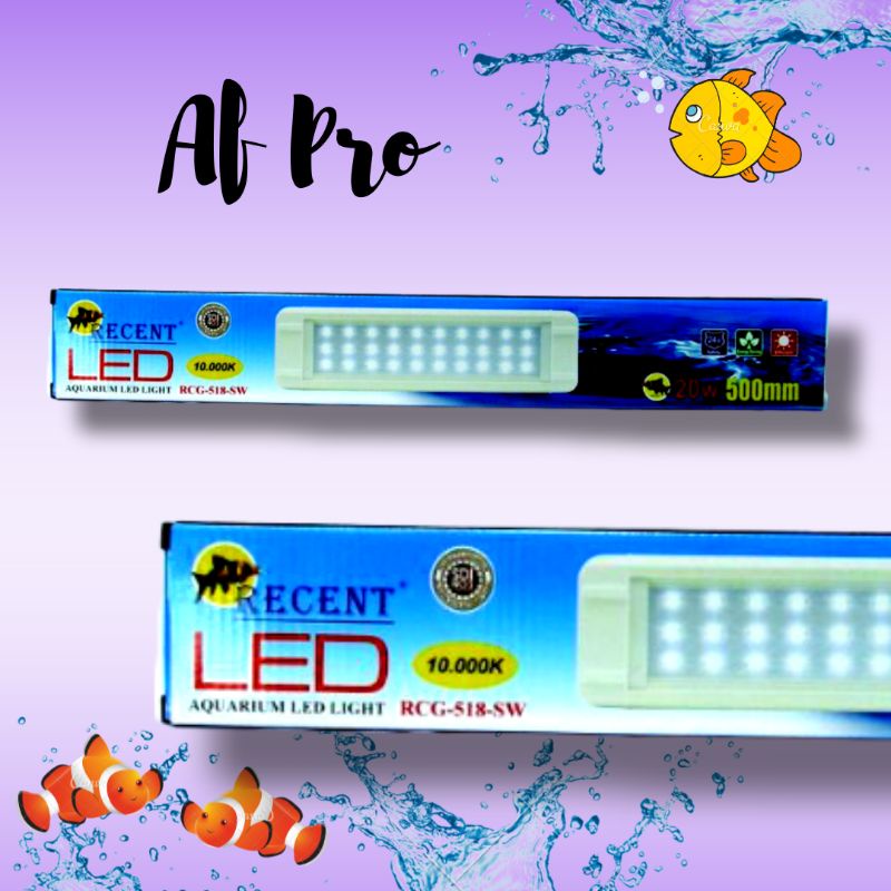 PROMO MURAH Lampu led aquarium aquascape RECENT RCG 518