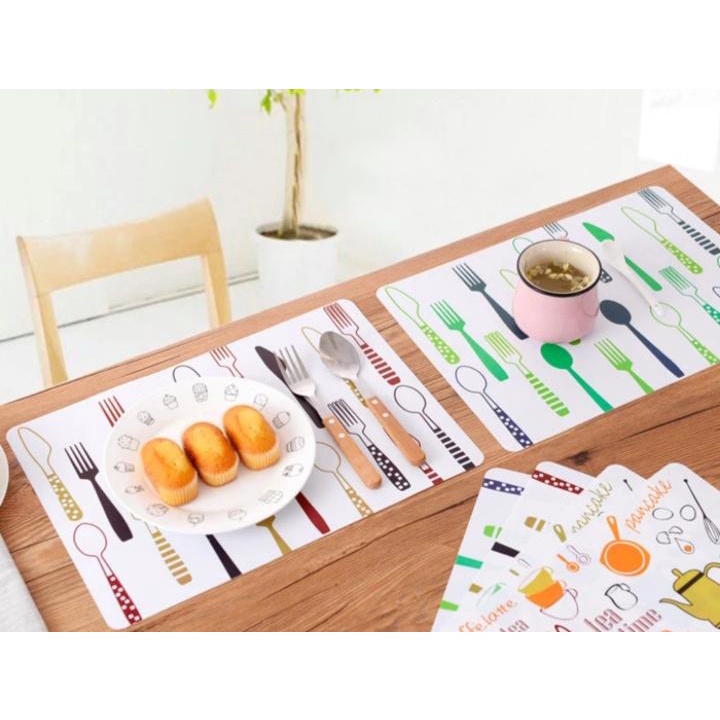 Tatakan Alas Piring anti panas gelas meja dapur kitchen table interior