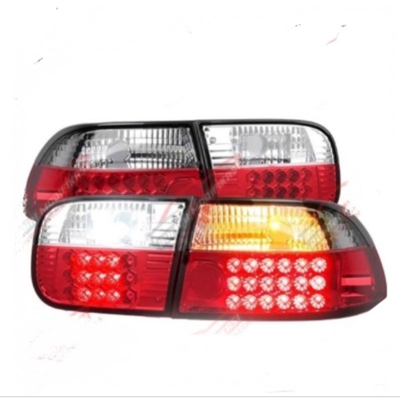 Stoplamp Honda Civic Estilo 1992 - 1995 Led - Red Clear