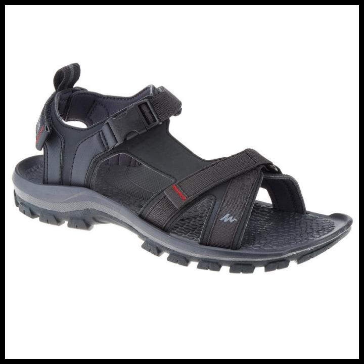 Decathlon Quechua Sandal Gunung Pria Hitam