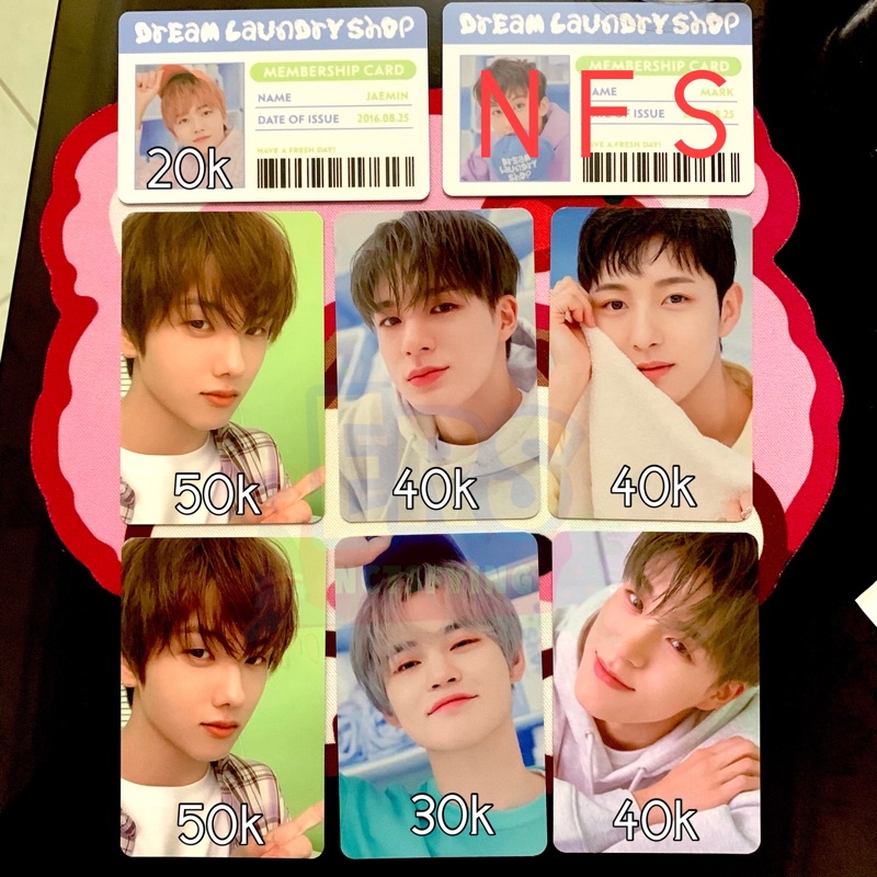 nct dream laundry shop pack jisung jeno jaemin chenle renjun