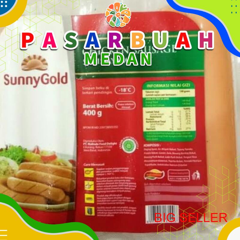 

Sunny Gold Sosis Ayam 400gr | PASAR BUAH MEDAN