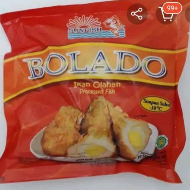 

balado sunfish 250gr Bolado Ikan 250gr isi 8 pcs SUNFISH Balado