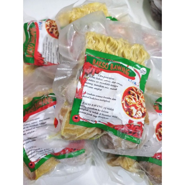 

Jajanan Enak Bakso Baso Bawang Frozen Homemade Produksi Rumahan