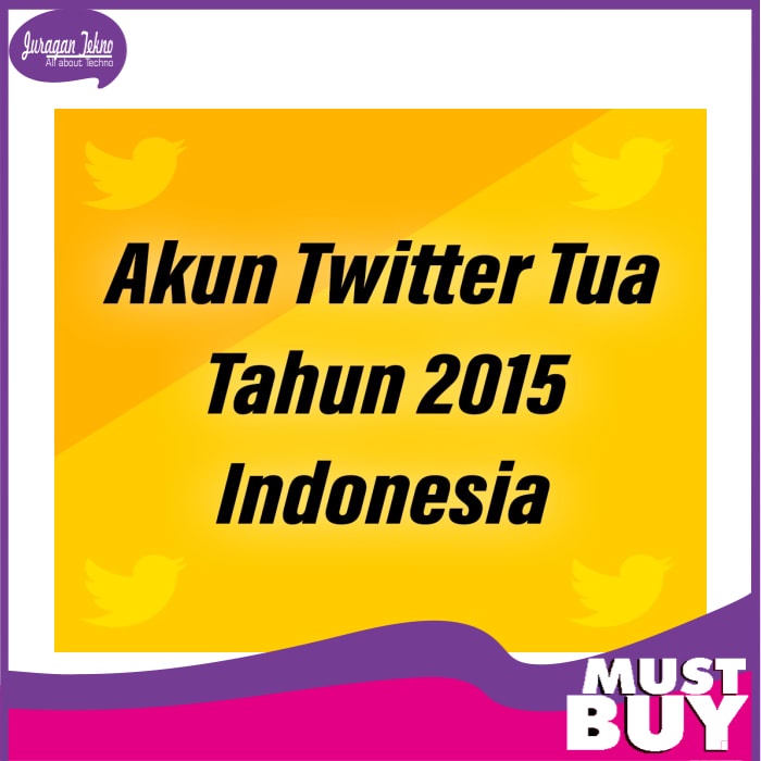 Sora / Promo Akun Twitter Tua Tahun 2015 Indonesia Berfollowers Murah Garansi