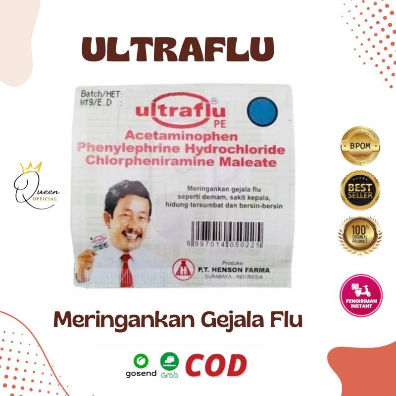 Ultrafle PE / Ultra flu Mengobati gejala flu demam dan hidung tersumbat