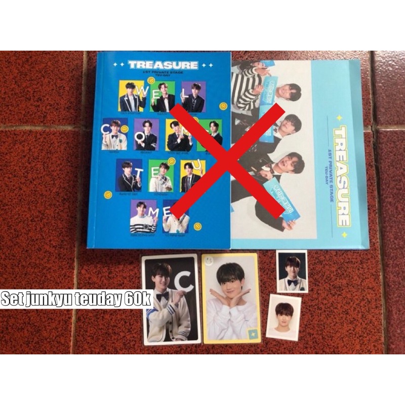Photocard Teuday Treasure Trace Concert Junkyu