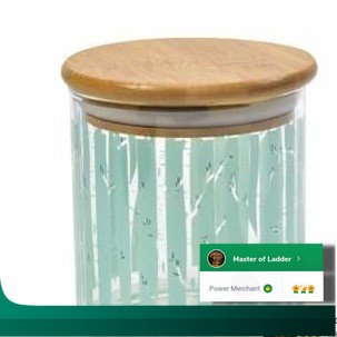 SP Delicia 600 Ml Toples Borosilicate Kedap Udara Biru