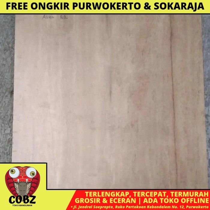 60 CM X 60 CM / ARNA ALIZA GRANIT LANTAI GARASI KAMAR MANDI BROWN DUS