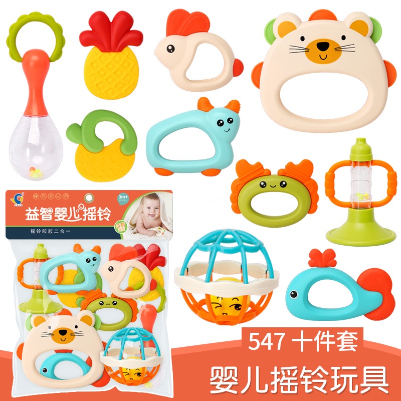 Rattle Baby Mainan Kerincingan Bayi Gigitan Bayi Mainan set
