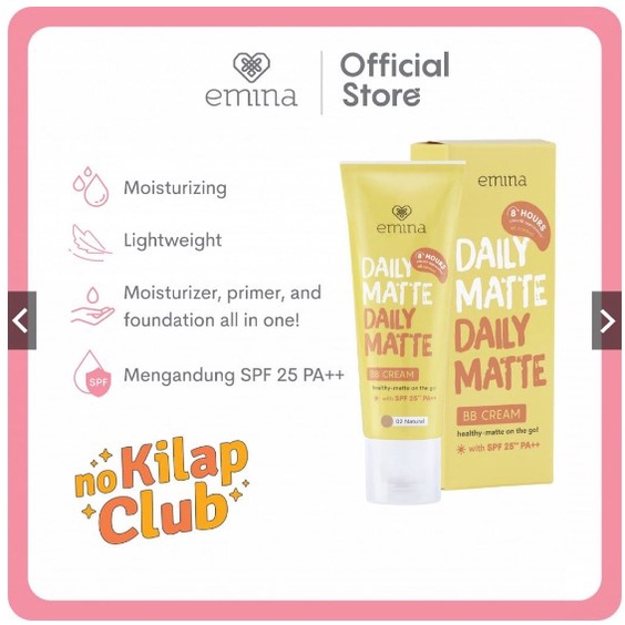 EMINA Daily Matte Loose Powder 20g | Compact Powder | BB Cream