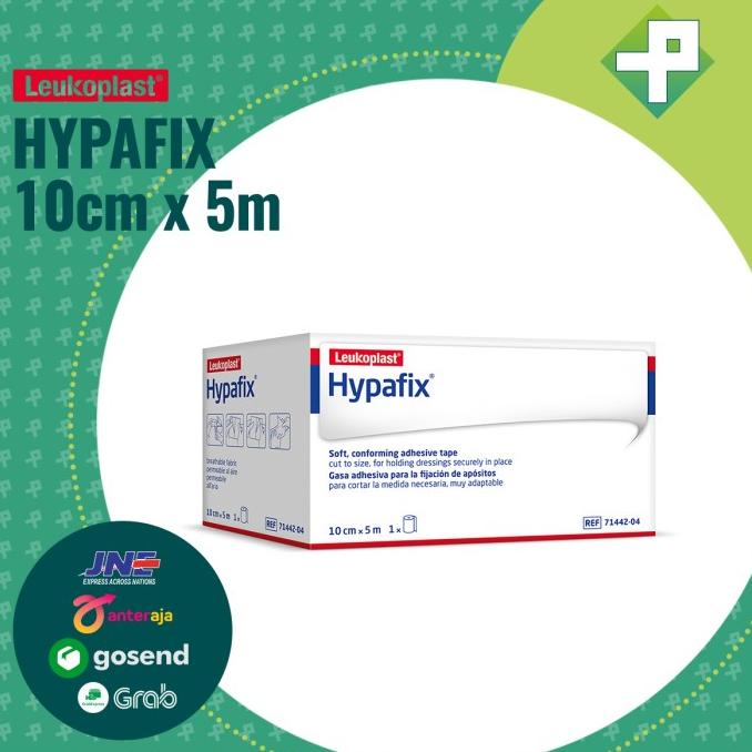 Hypafix 10cm x 5m / Plester Luka Elastis Hypafix Leukoplast