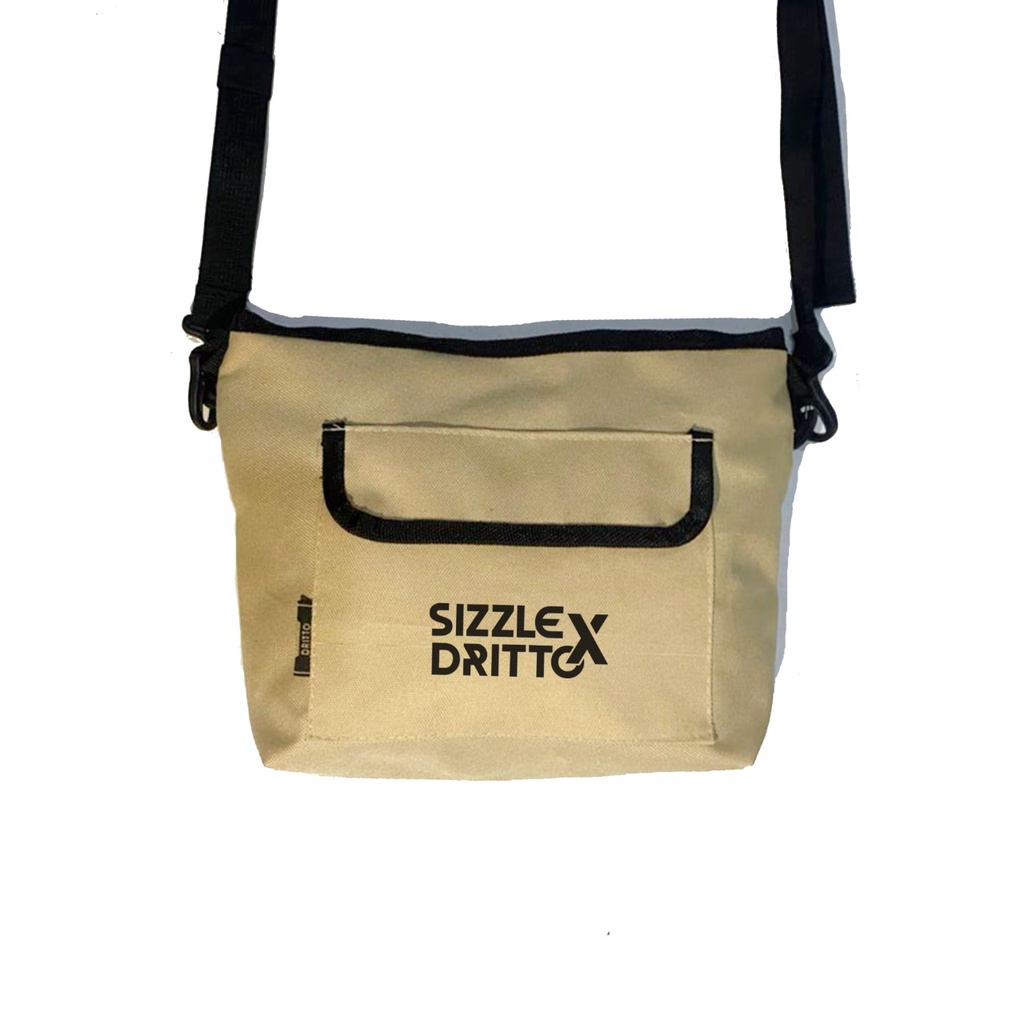 Dritto Slingbag &quot;Borzu&quot; - Tas Selempang Unisex - Cream