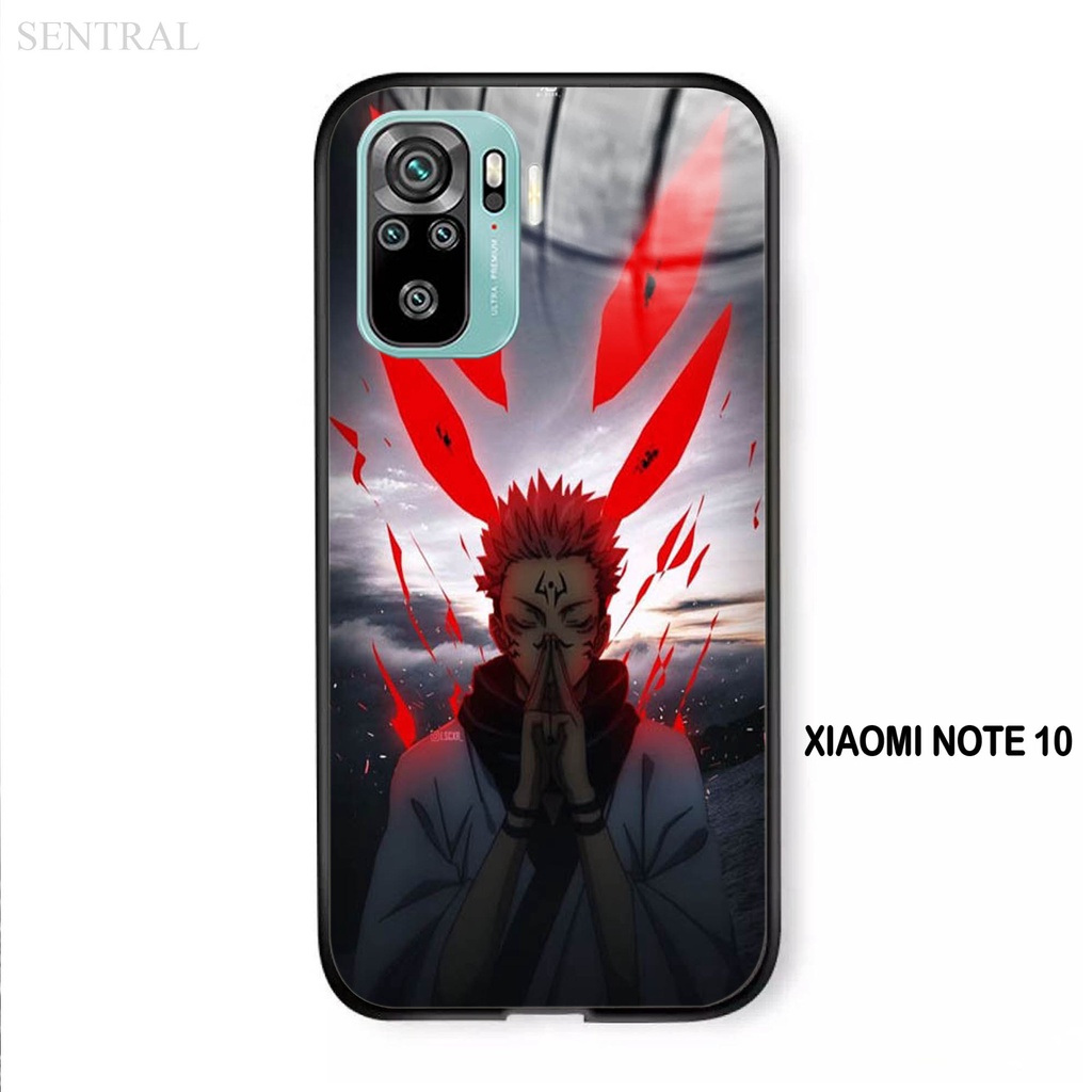 Softcase Kaca XIAOMI REDMI NOTE 10  - Case Handphone XIAOMI REDMI NOTE 10 [T96]