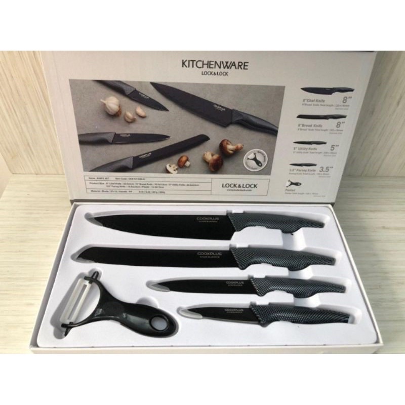 Pisau set lock and lock