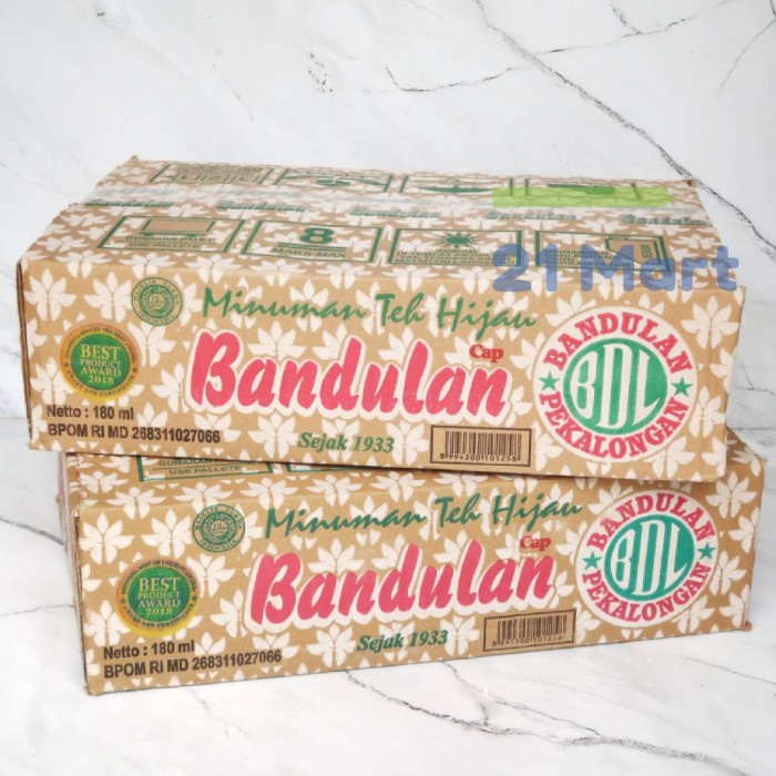 

Minumah Teh Hijau Bandulan Pekalongan 180ml (Per Dus Isi 24 Gelas)