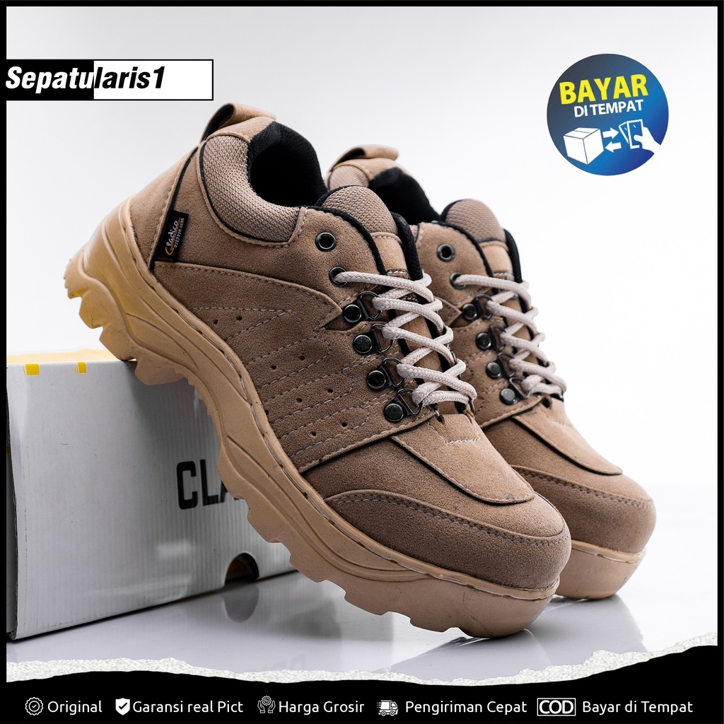 Sepatu Safety Boots wanita Lavio Skyway Woman Ujung Besi Original Grosir Murah Sefty Gunung Hiking T