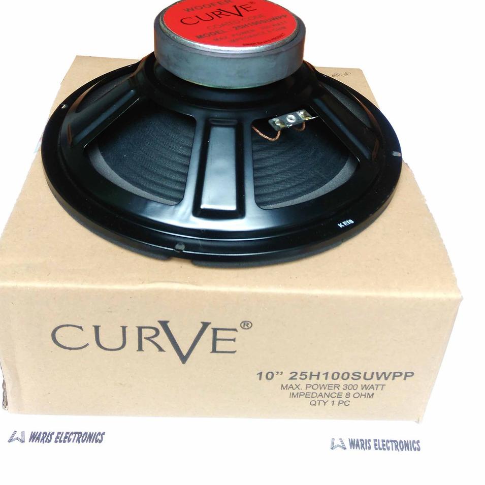 Paling Murah speaker 10 inch woofer curve 300Watt 25H100SUWPP