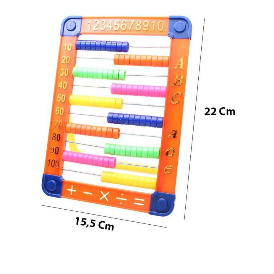 

ㄾ Sempoa BESAR 15.5*22 / Sempoa import / Sempoa Abacus with stand ヸ