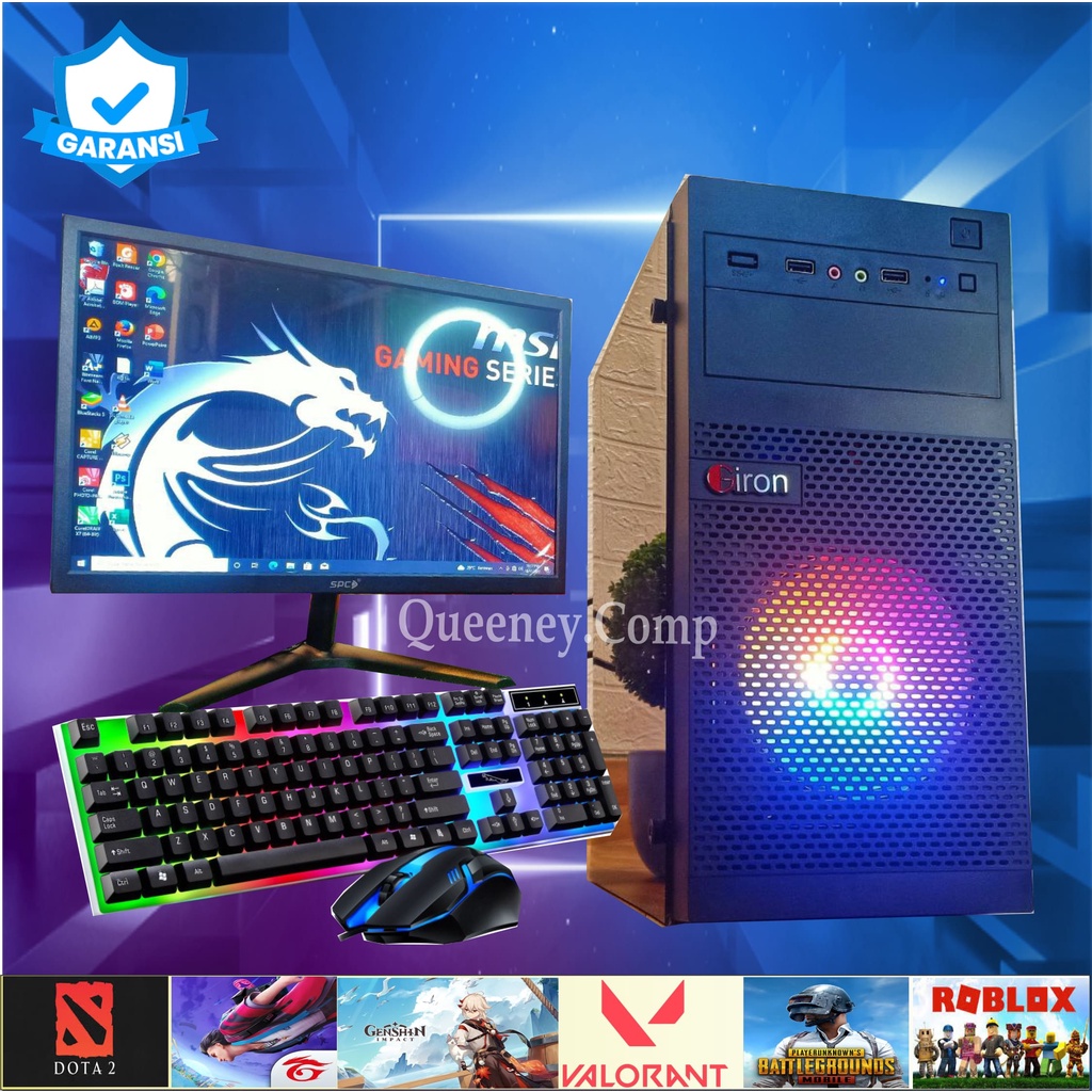Pc Gaming i7 - Vga 4Gb - Monitor Led Fullset