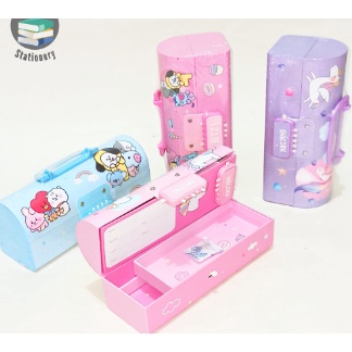 

Trend BOS Kotak Pensil Karton Tingkat Pin/Cermin/Pencil Box/Wadah ,.