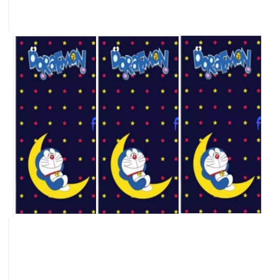 WALLPAPER STIKER FULL BODY KULKAS 2 PINTU DORAEMON WYNSTAR