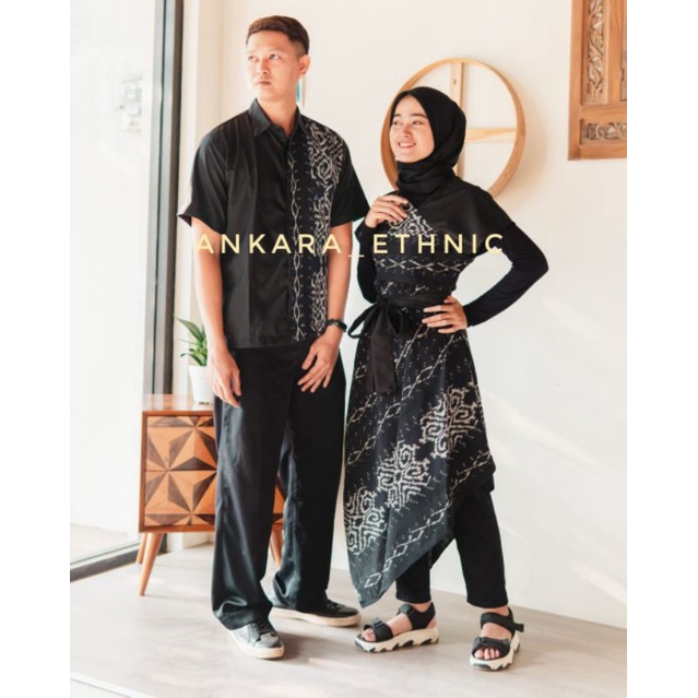 Jual Couple Tenun Dress Tenun Set Baju Baju Tenun Set Kondangan