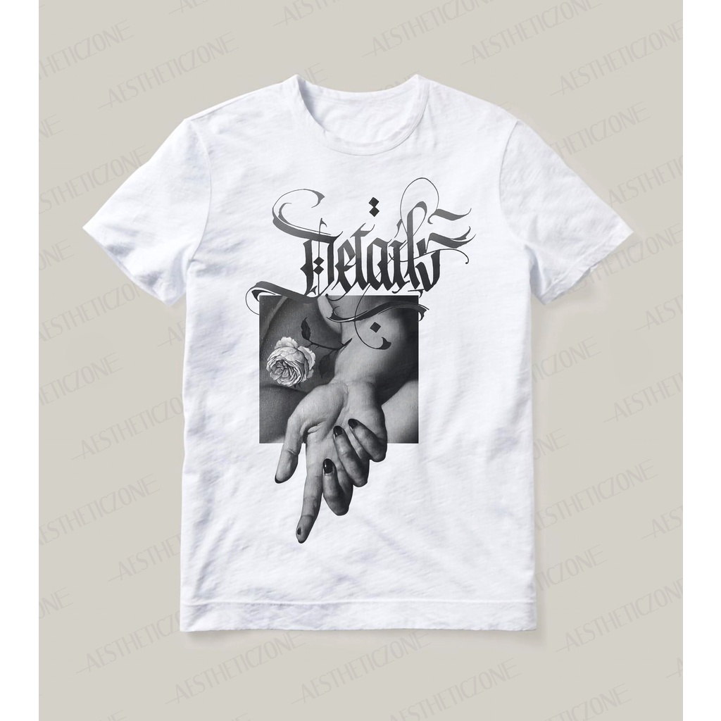 Detail Sexy Flowers Kaos Aesthetic - T-shirt Pria Wanita