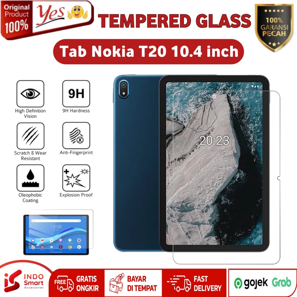 Tempered Glass Nokia T20 | Tablet Nokia T20 | Anti Gores Kaca Screen Protector Pelindung Layar
