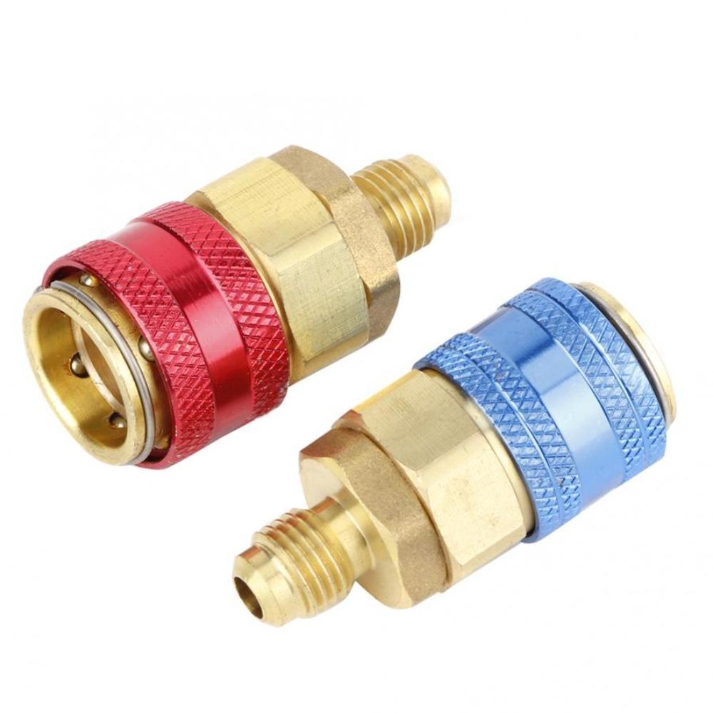 Preva Quick Coupling Adapter Kualitas Tinggi Fitting Ac Otomatis R134A Pendingin Ac Refrigerant