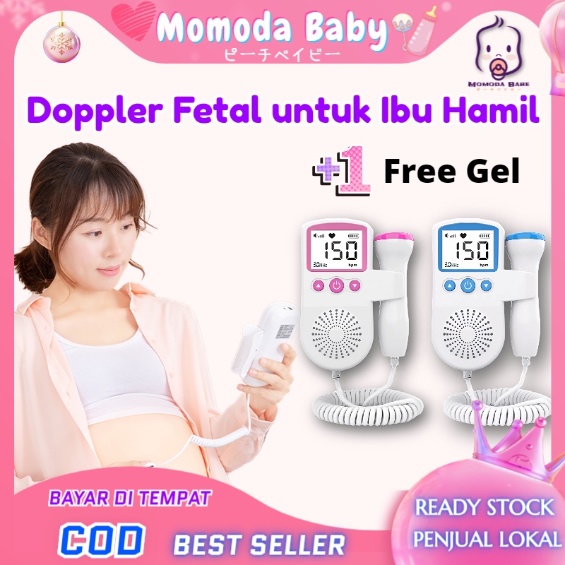 MOMO Doppler Fetal Alat deteksi datak janin dopler portabel Heart Monitor Alat Pendeteksi Denyut Jantung Janin