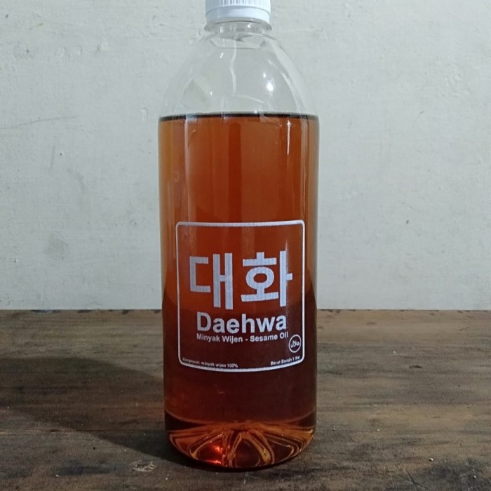 

Daehwa - Minyak Wijen - Sesame Oil - Original 100% - 1 liter - halal