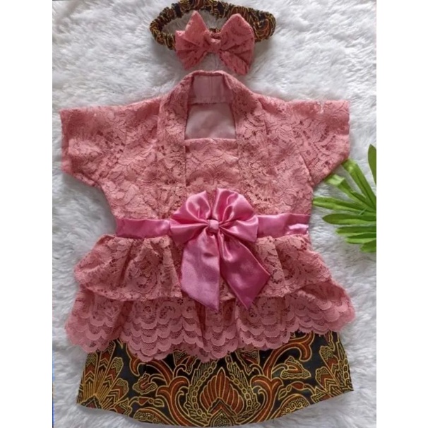 kebaya brokat bayi modern/kebaya anak