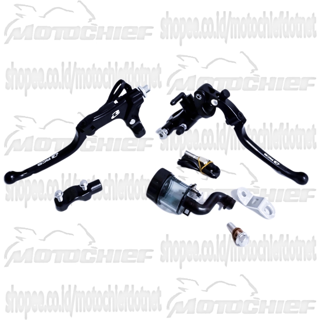 PAKET RCB MASTER REM RCB S1 14MM + HANDLE KOPLING RCB S1 - BLACK 100% ORIGINAL