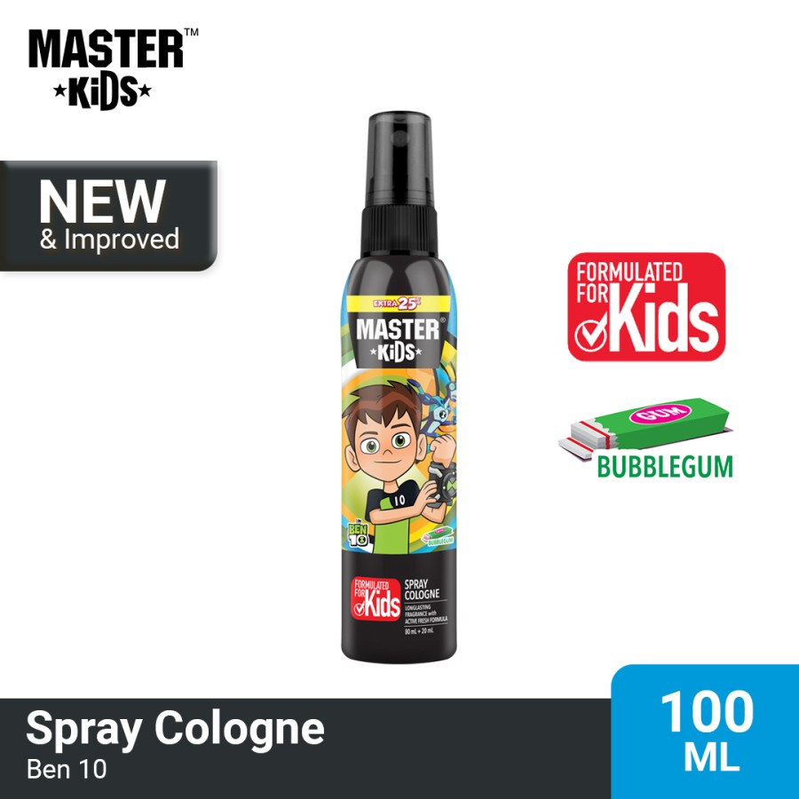 Master Kids Spray Cologne Ben 10 Botol 100ml