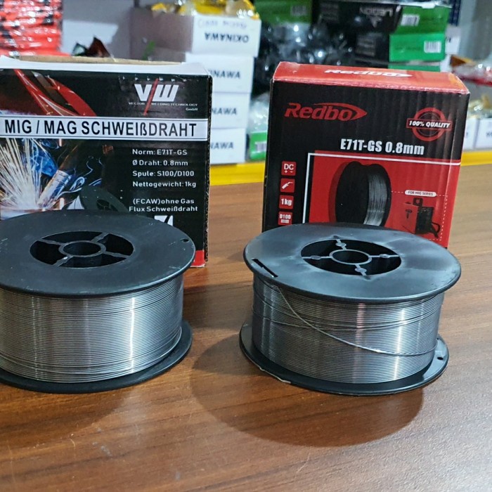 Kawat Kawat Las Mig Wire Fluxcore Tanpa Gas