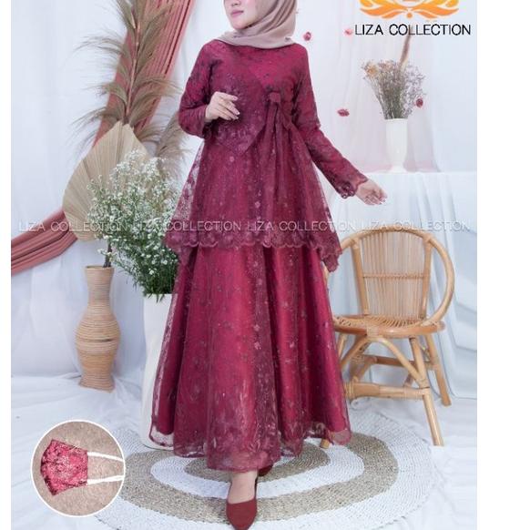 Paling Dicari Realpict Dress Tille Bt Liza Collection