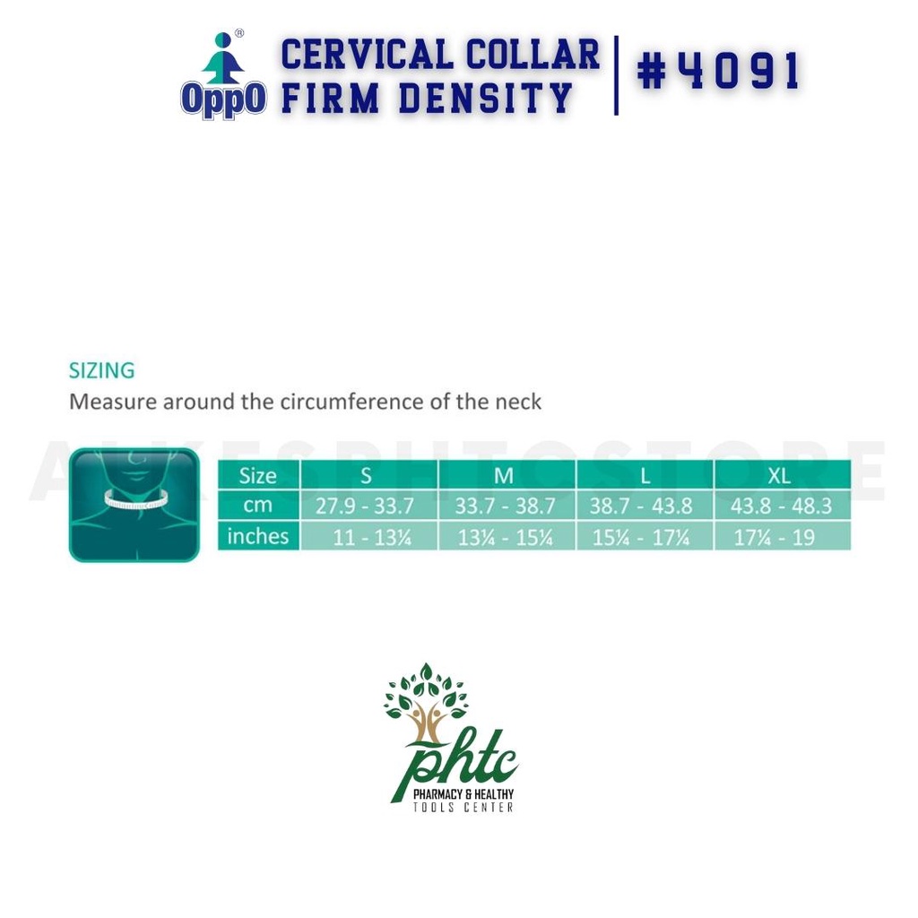 OPPO 4091 Cervical Collar Firm Density Soft Orthopedic l Menjaga Tulang Belakang Leher Dalam Posisi Normal