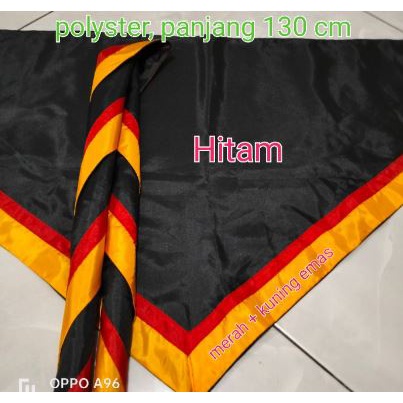 Scarf 3 Warna Scraf Slayer Sleyer Pramuka Hitam
