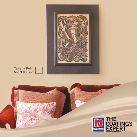 CAT TEMBOK INTERIOR DAN EKSTERIOR NIPPON PAINT - TAVERN BUFF/N1867P