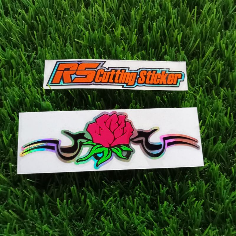 

STICKER CUTTING BUNGA 12 X 3,5