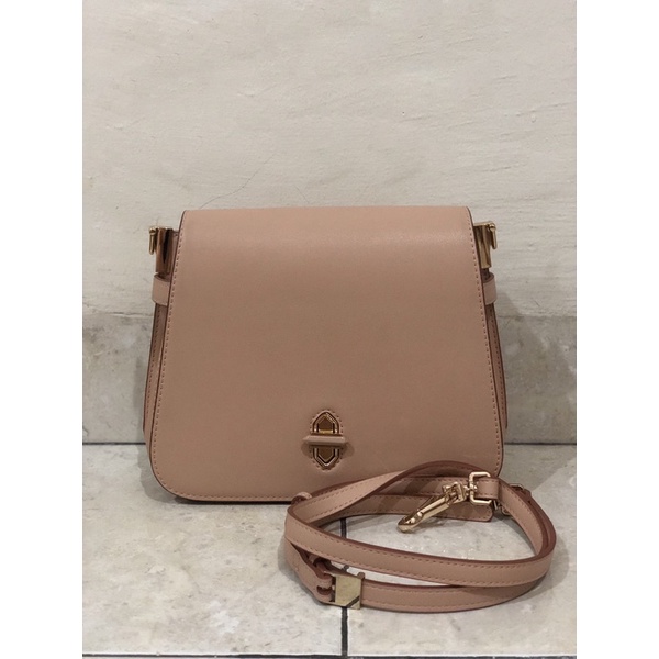 preloved/second pedro original sling bag nude / tas salempang warna nude