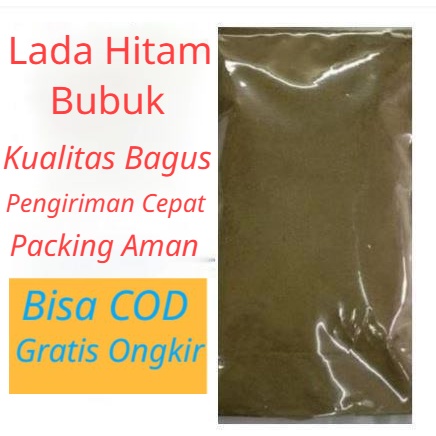 

Lada Hitam Bubuk Kualitas Bagus 100 Gram /Bubuk Lada Hitam / Rempah / Bumbu Dapur / Bumbu Masak / Bumbu Bubuk / Rempah Bubuk