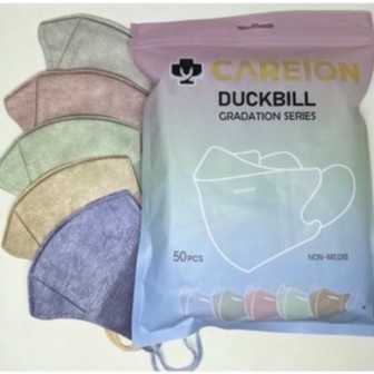 MASKER DUCKBILL CAREION GRADASI 3PLY/ MASKER DUCKBILL CAREION/MASKER MURAH
