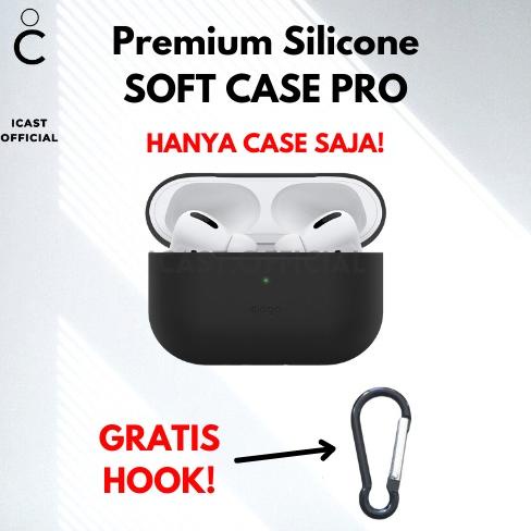 Big Sale Case Airpods Pro Silicone Case Gratis Hook Transparant Case Airpods Pro Casing Bening Airpods Pro .,