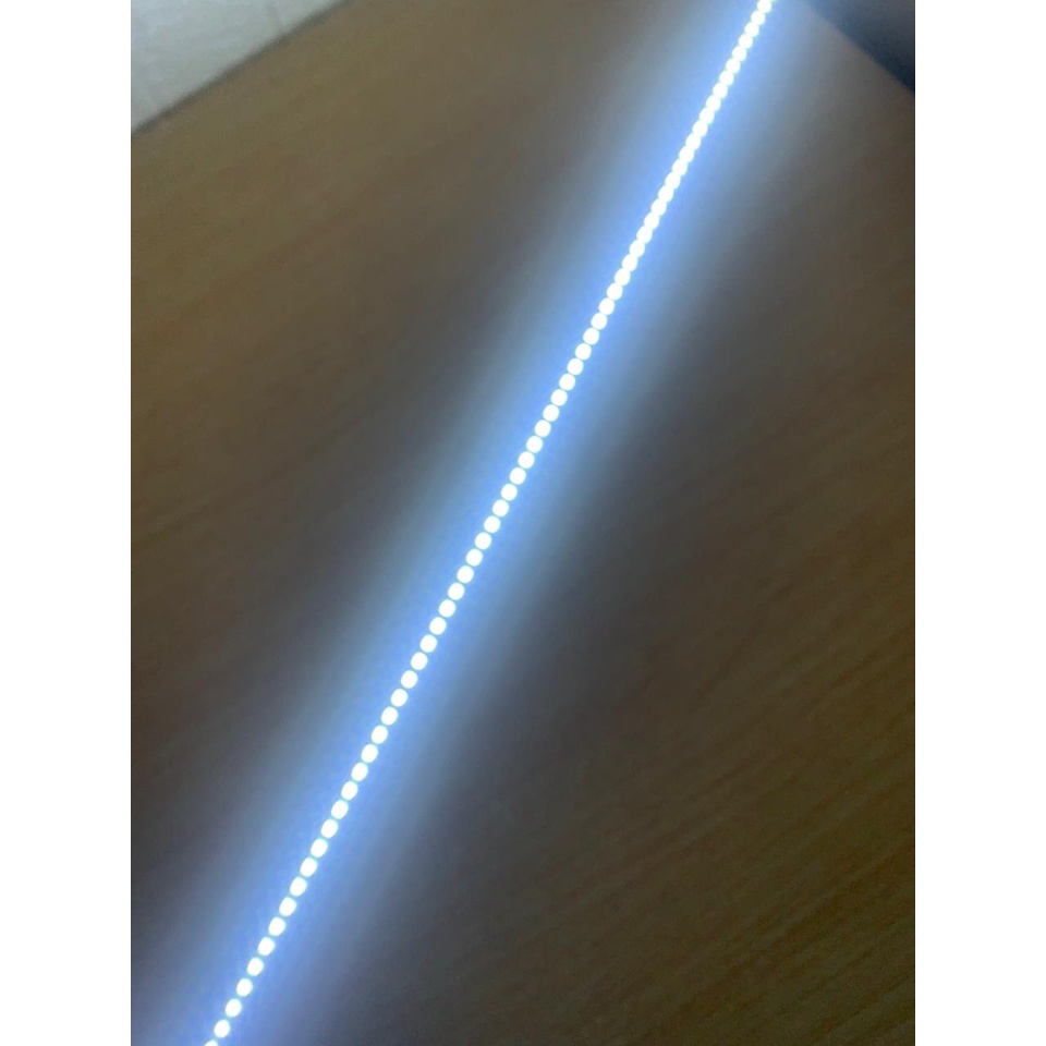 LED Strip Batangan Kaku - Putih Cool White  PANJANG 1METER LEBAR 4MM SUPER TERANG CAHAYA RATA