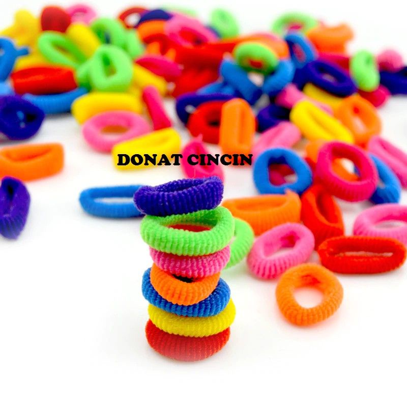 AS Ikat Rambut Donat Mini Kunciran Rambut Karet rambut Kunciran Donat