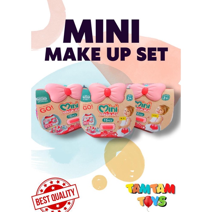Mainan Mini Make Up Set Tas - Koper Import Edukasi Games New