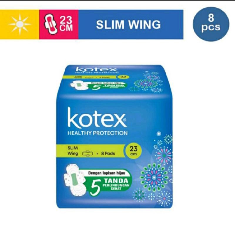 KOTEX Healthy Protection Slim wing 23cm 8pads
